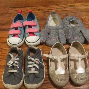 Toddler girl shoes size 7 bundle